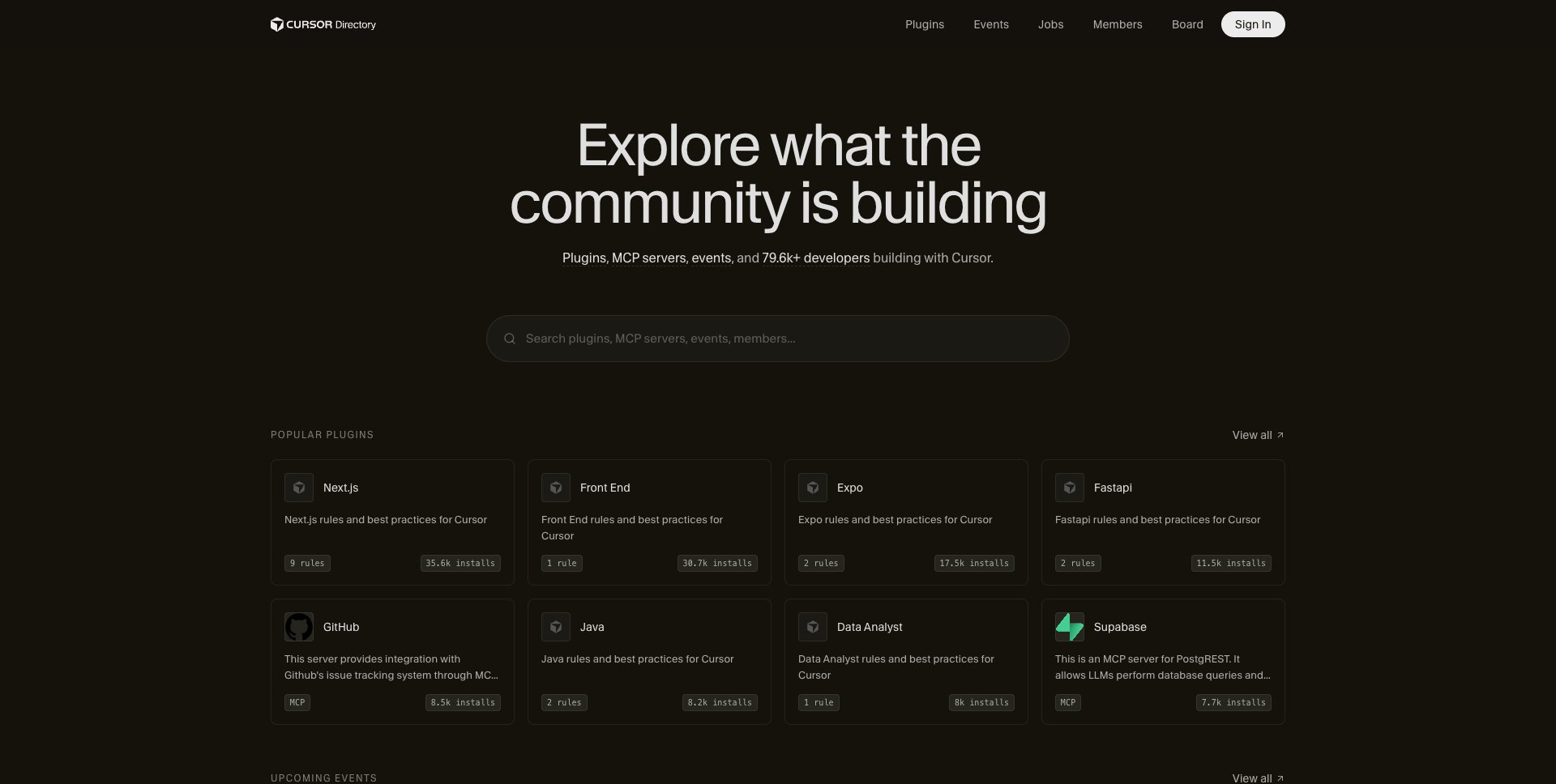 Cursor Directory